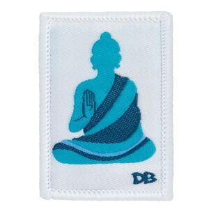 Dime Bags Buddha  Patch Embroidered Hook and Loop Accessory